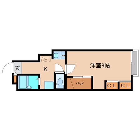 五位堂駅 徒歩11分 1階の物件間取画像